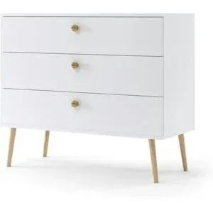 Höffner Kommode  Ikon ¦ weiß ¦ Maße (cm): B: 100 H: 85