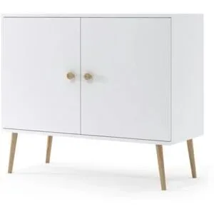 Höffner Sideboard  Ikon ¦ weiß ¦ Maße (cm): B: 100 H: 85