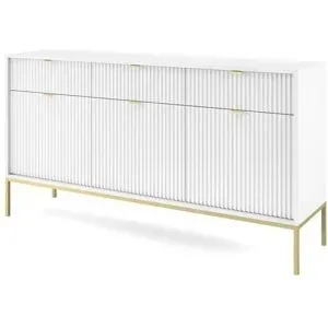 Höffner Sideboard  Nova ¦ weiß ¦ Maße (cm): B: 154 H: 83