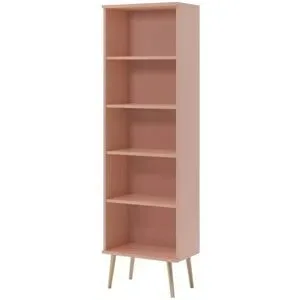 Höffner Bücherregal   ¦ rosa/pink ¦ Maße (cm): B: 46 H: 180