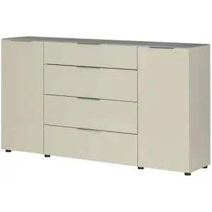 Höffner Sideboard  Vitreo Neo ¦ beige ¦ Maße (cm): B: 180 H: 99 T: 40.0