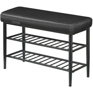 Höffner Schuhregal  Ekho ¦ schwarz ¦ Maße (cm): B: 80 H: 50