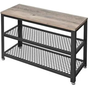 Höffner Schuhregal  Dailen ¦ grau ¦ Maße (cm): B: 73 H: 45