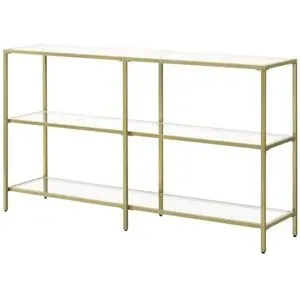 Höffner Konsolentisch  Baris ¦ gold ¦ Maße (cm): B: 30 H: 73