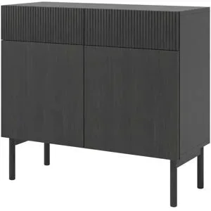 Selsey Sideboard  Noelie ¦ schwarz ¦ Maße (cm): B: 100 H: 90,6 T: 38.0
