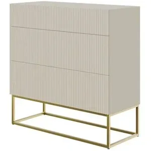 Selsey Kommode  Veldio ¦ beige ¦ Maße (cm): B: 90 H: 90