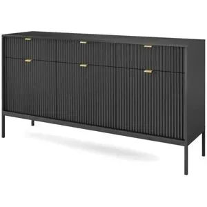 Selsey Sideboard  Vellore ¦ schwarz ¦ Maße (cm): B: 154 H: 83