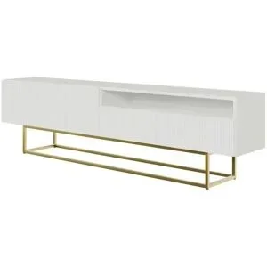 Selsey Lowboard  Veldio ¦ weiß ¦ Maße (cm): B: 175 H: 46,5