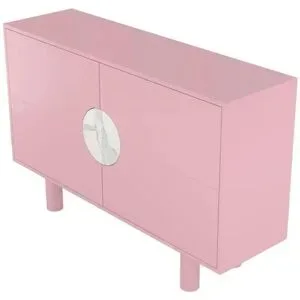 Höffner Sideboard  Zoe ¦ rosa/pink ¦ Maße (cm): B: 140 H: 90