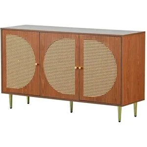 Höffner Sideboard   ¦ braun ¦ Maße (cm): B: 129,8 H: 76