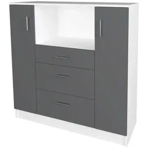 Höffner Sideboard  Esilo ¦ mehrfarbig ¦ Maße (cm): B: 109 H: 110