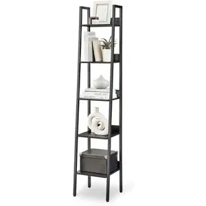 Höffner Leiterregal  Barnet ¦ schwarz ¦ Maße (cm): B: 33,8 H: 170