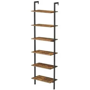 Höffner Leiterregal  Barnet ¦ braun ¦ Maße (cm): B: 60 H: 204,8
