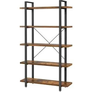 Höffner Regal  Barnet ¦ braun ¦ Maße (cm): B: 105 H: 177,5