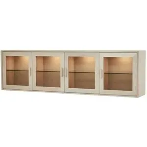 Furnhouse Hängevitrine   ¦ holzfarben ¦ Maße (cm): B: 212 H: 60