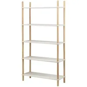 Höffner Bücherregal   ¦ holzfarben ¦ Maße (cm): B: 76 H: 154
