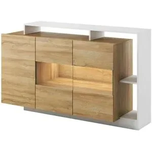 Höffner Kommode   ¦ weiß ¦ Maße (cm): B: 155 H: 83,2