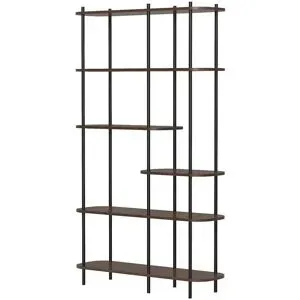 Höffner Bücherregal   ¦ holzfarben ¦ Maße (cm): B: 100 H: 170