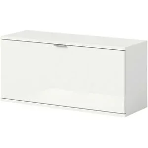 Höffner Sideboard   ¦ weiß ¦ Maße (cm): B: 91 H: 43