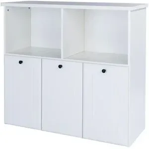 Höffner Standregal  Thilo ¦ weiß ¦ Maße (cm): B: 102 H: 92