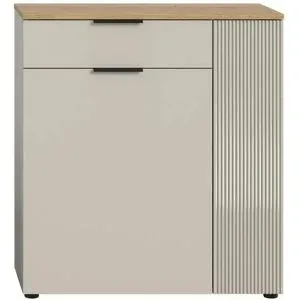Höffner Sideboard   ¦ creme ¦ Maße (cm): B: 80 H: 88