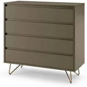 Höffner Kommode   ¦ grau ¦ Maße (cm): B: 90 H: 90