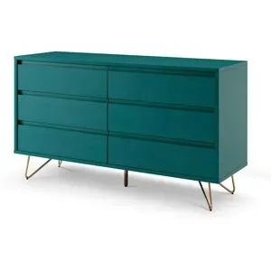 Höffner Kommode   ¦ blau ¦ Maße (cm): B: 120 H: 70