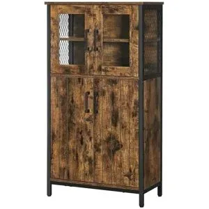 Höffner Highboard   ¦ braun ¦ Maße (cm): B: 60 H: 108