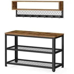 Höffner Schuhregal   ¦ braun ¦ Maße (cm): B: 73 H: 45,5