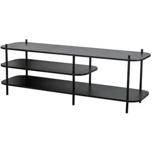 Höffner TV-Schrank   ¦ schwarz ¦ Maße (cm): B: 140 H: 49