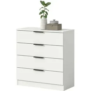 Höffner Kommode  Kopenhagen ¦ weiß ¦ Maße (cm): B: 74 H: 80