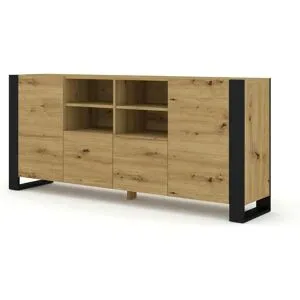 Höffner Sideboard   ¦ holzfarben ¦ Maße (cm): B: 188 H: 84