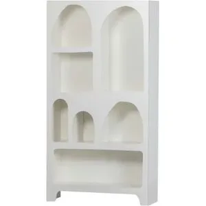 WOOOD Standregal   ¦ weiß ¦ Maße (cm): B: 95 H: 180