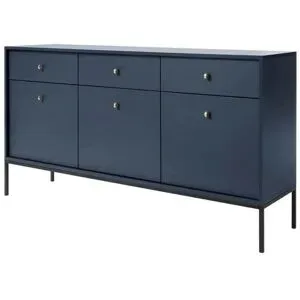 Selsey Sideboard   ¦ blau ¦ Maße (cm): B: 153,4 H: 83,2