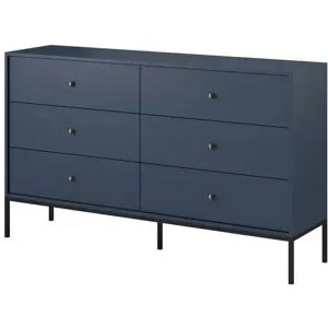 Selsey Kommode   ¦ blau ¦ Maße (cm): B: 153,4 H: 91