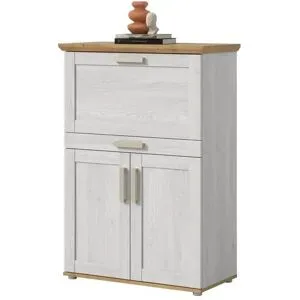 Höffner Sekretär   ¦ holzfarben ¦ Maße (cm): B: 84 H: 122