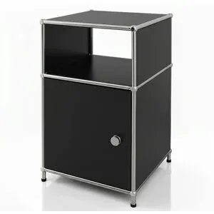 Floordirekt Metallregal   ¦ schwarz ¦ Maße (cm): B: 40 H: 65
