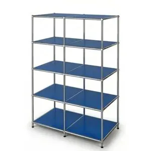 Floordirekt Metallregal   ¦ blau ¦ Maße (cm): B: 78 H: 118