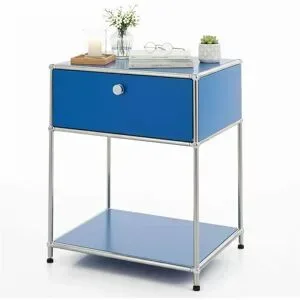 Floordirekt Metallregal   ¦ blau ¦ Maße (cm): B: 50 H: 65
