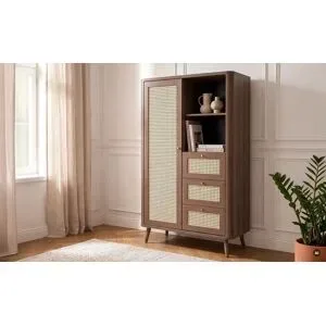 Roomers Highboard  Vienna Premium ¦ holzfarben ¦ Maße (cm): B: 80,9 H: 138,6 T: