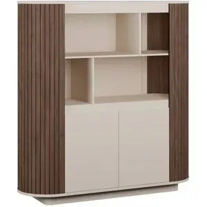 Höffner Regal  Kukumi ¦ beige ¦ Maße (cm): B: 162 H: 170,2 T: 52.7