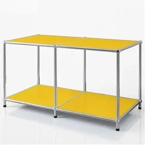 Floordirekt Metallregal   ¦ gelb ¦ Maße (cm): B: 78 H: 46