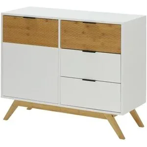 Höffner Kommode  Nanto ¦ weiß ¦ Maße (cm): B: 100 H: 80 T: 40.0