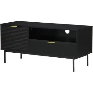 Höffner TV-Lowboard  Nanno ¦ schwarz ¦ Maße (cm): B: 110 H: 50 T: 41.5