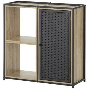 Höffner Regal  Nave ¦ schwarz ¦ Maße (cm): B: 74,8 H: 73,2 T: 30.0
