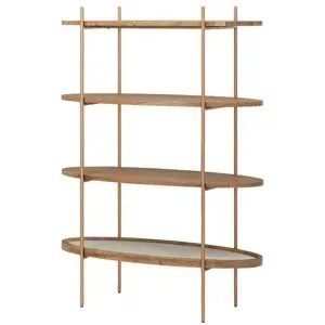 Höffner Regal  Tamba ¦ holzfarben ¦ Maße (cm): B: 120 H: 160 T: 46.0