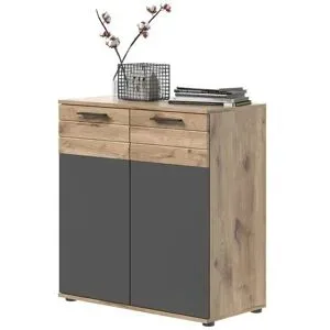 Höffner Kommode  Mason ¦ grau ¦ Maße (cm): B: 80 H: 87 T: 40.0