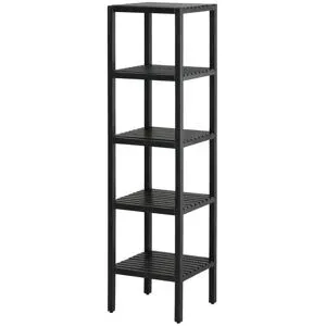 Höffner Regal  Oria ¦ schwarz ¦ Maße (cm): B: 37 H: 139 T: 37.0
