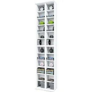 Höffner Standregal  Almera ¦ weiß ¦ Maße (cm): B: 42 H: 180 T: 20.0