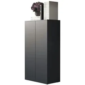 Höffner Kommode  Dalosa ¦ grau ¦ Maße (cm): B: 60 H: 108